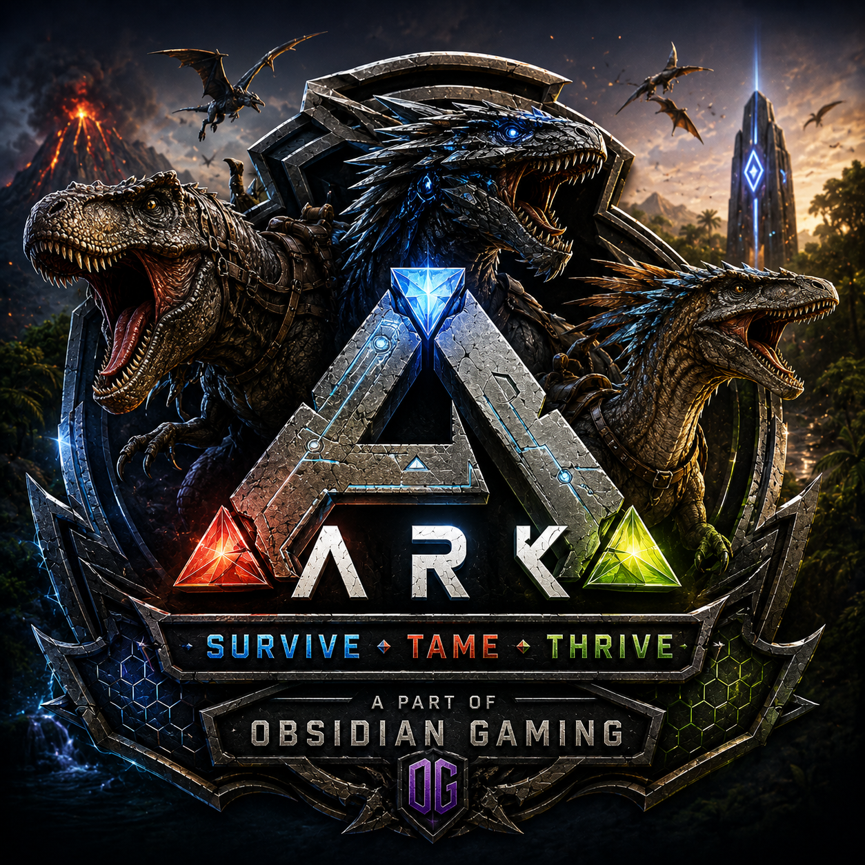 Obsidian Gaming ARK server artwork